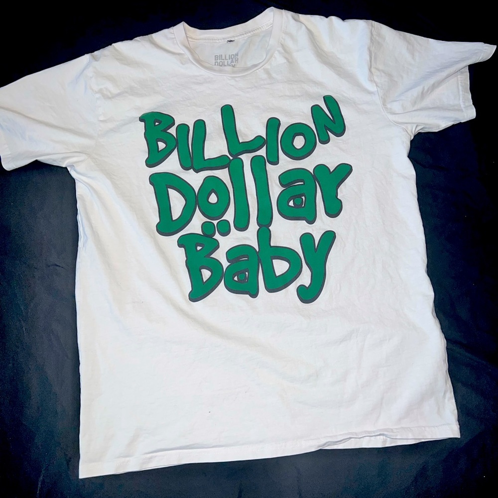 Billion Dollar Baby White Green XL T Shirt Rap Da Baby Brand